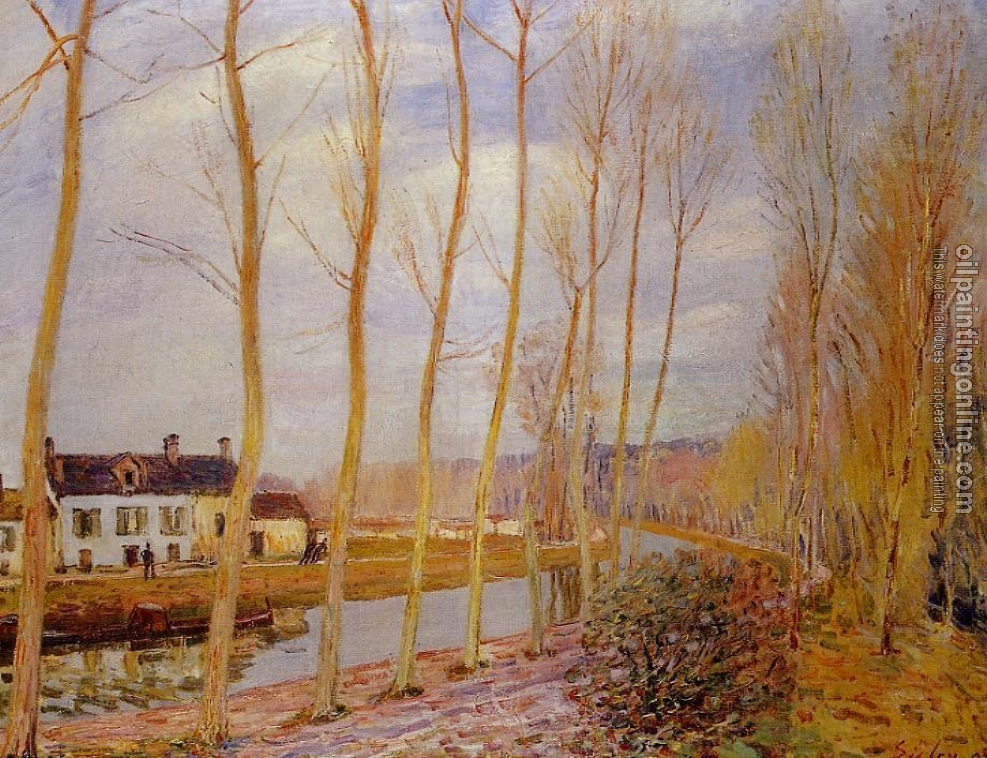 Sisley, Alfred - The Loing Canal at Moret